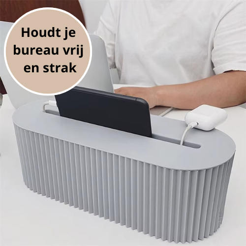 Nooit Meer Rommelige Kabels – Strakke Kabelbox