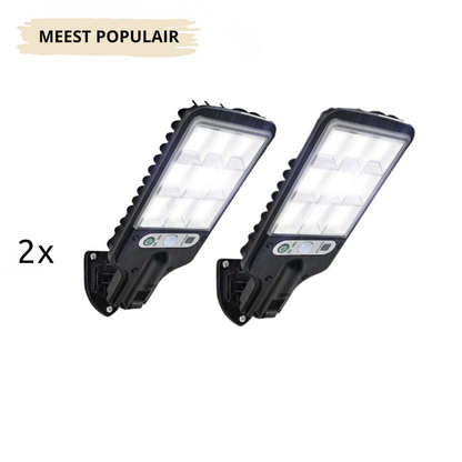 Automatische buitenverlichting zonder kabels, stroomkosten of installateur