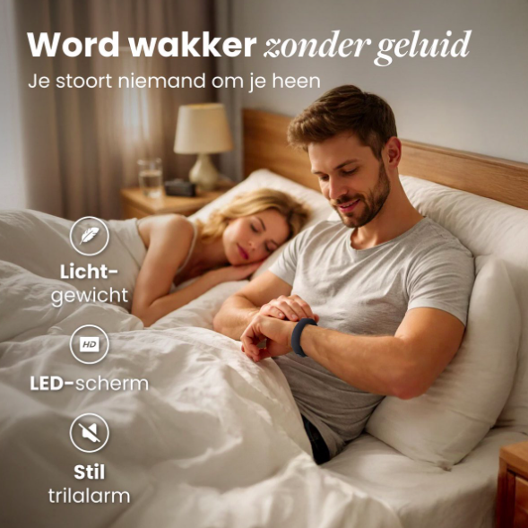 Stille Wekker Armband – Alleen Jij Wordt Wakker