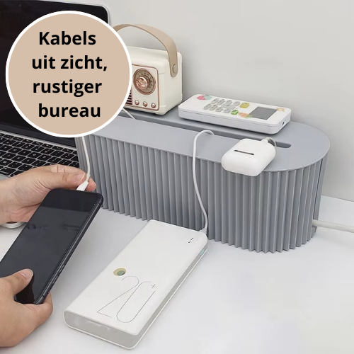 Nooit Meer Rommelige Kabels – Strakke Kabelbox