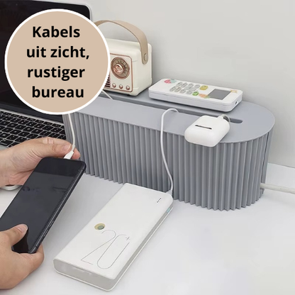 Nooit Meer Rommelige Kabels – Strakke Kabelbox