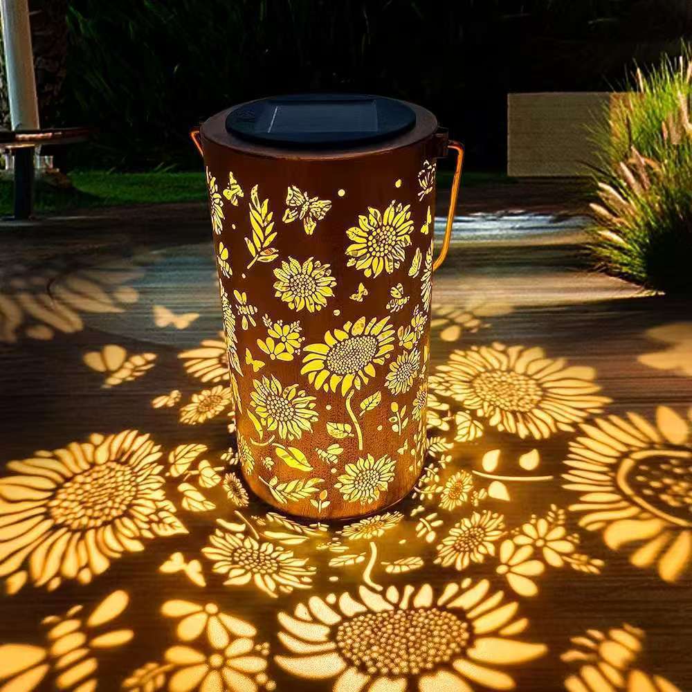 Zonnebloem Solar Tuinlamp – Magische Sfeerverlichting Zonder Kabels
