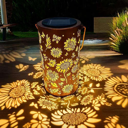 Zonnebloem Solar Tuinlamp – Magische Sfeerverlichting Zonder Kabels