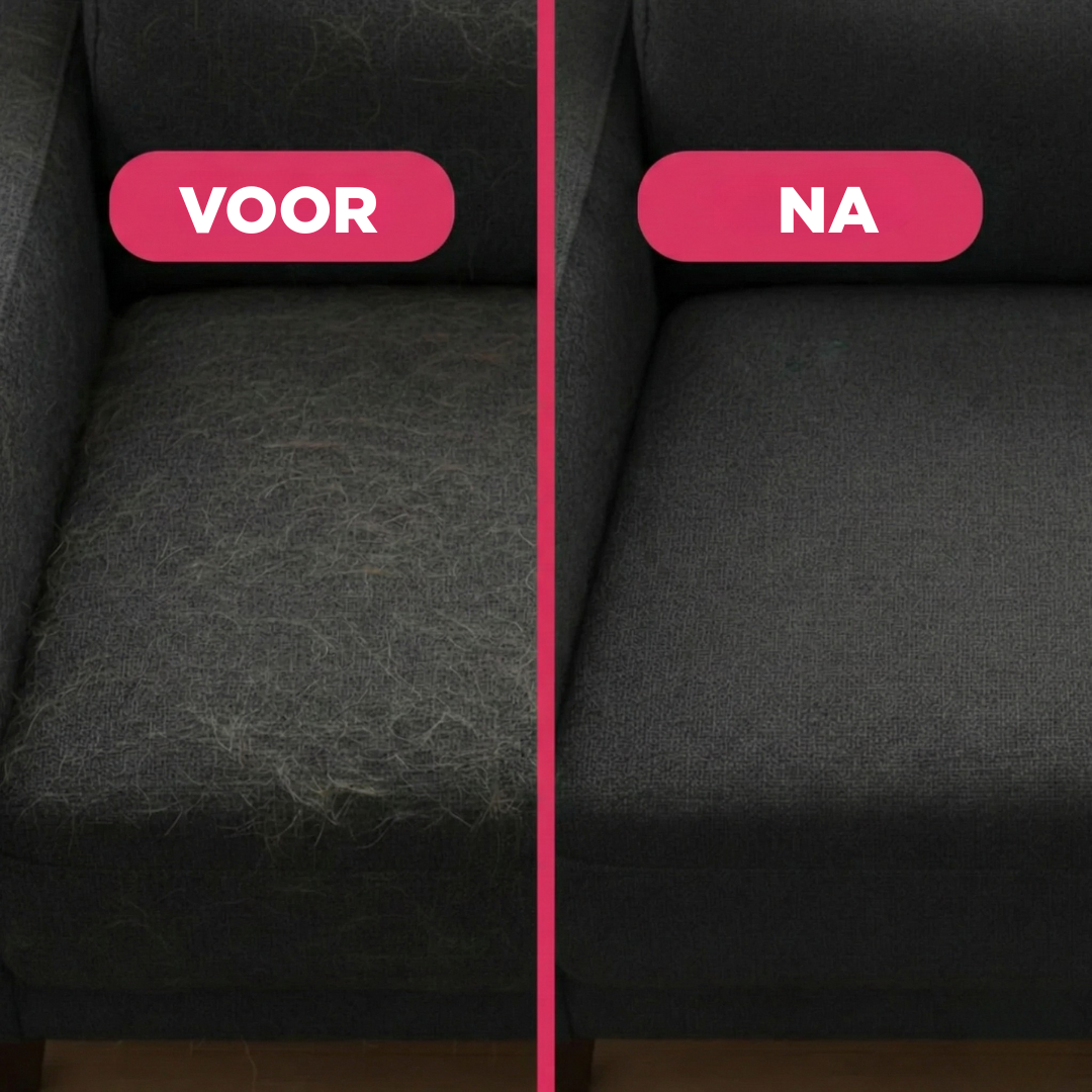 Nooit Meer Haren op Je Bank of Kleding — In Eén Veeg Schoon
