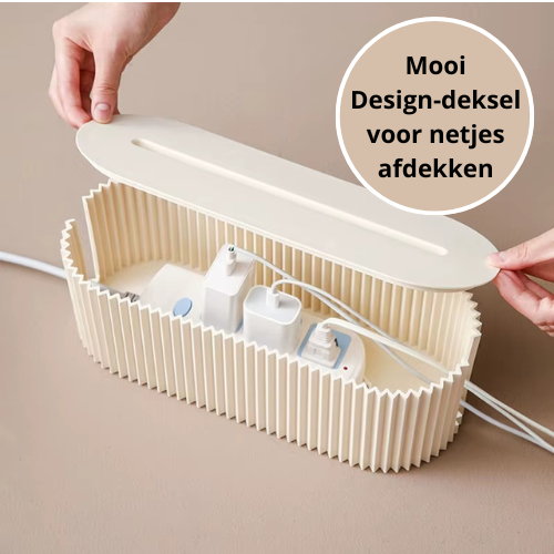Nooit Meer Rommelige Kabels – Strakke Kabelbox