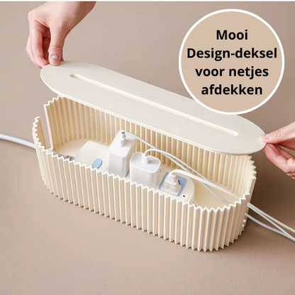 Nooit Meer Rommelige Kabels – Strakke Kabelbox