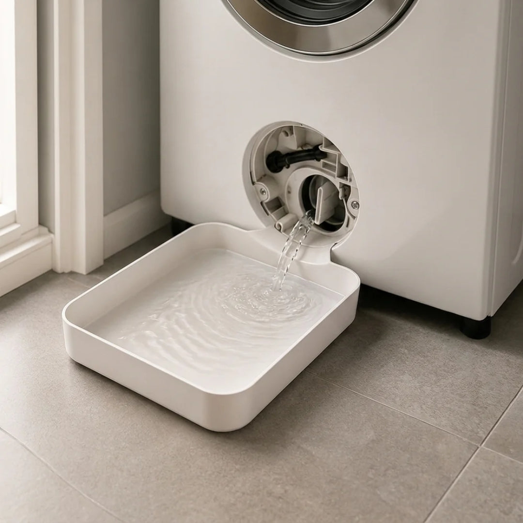 DrainCatch™ | Nooit meer natte vloeren bij filteronderhoud