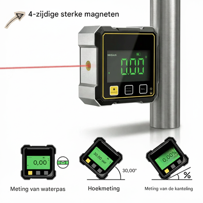 Digitale Hoekmeter met Laser – Altijd Perfect Recht in Één Keer