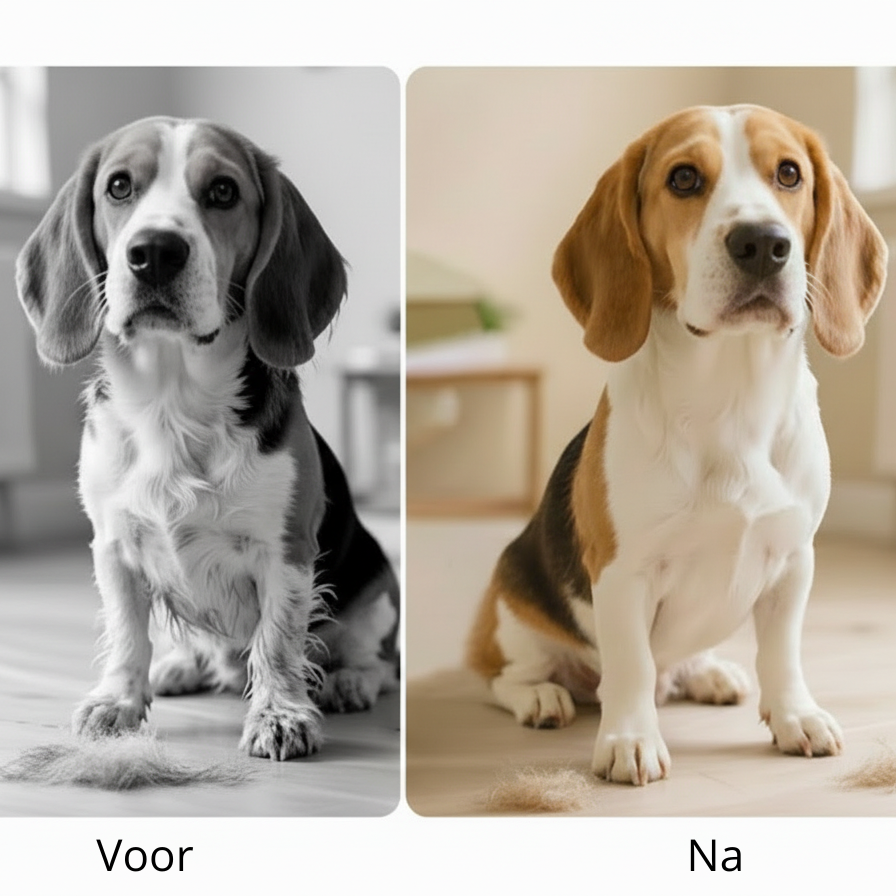 Geen losse haren meer in huis – zonder trekken of stress voor je hond