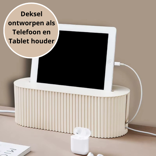 Nooit Meer Rommelige Kabels – Strakke Kabelbox
