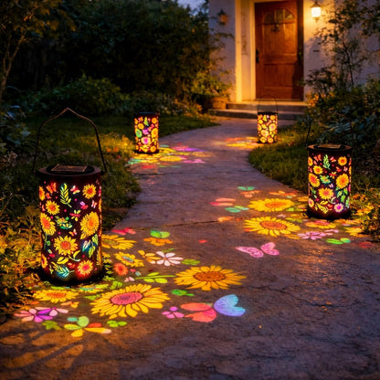 Zonnebloem Solar Tuinlamp – Magische Sfeerverlichting Zonder Kabels