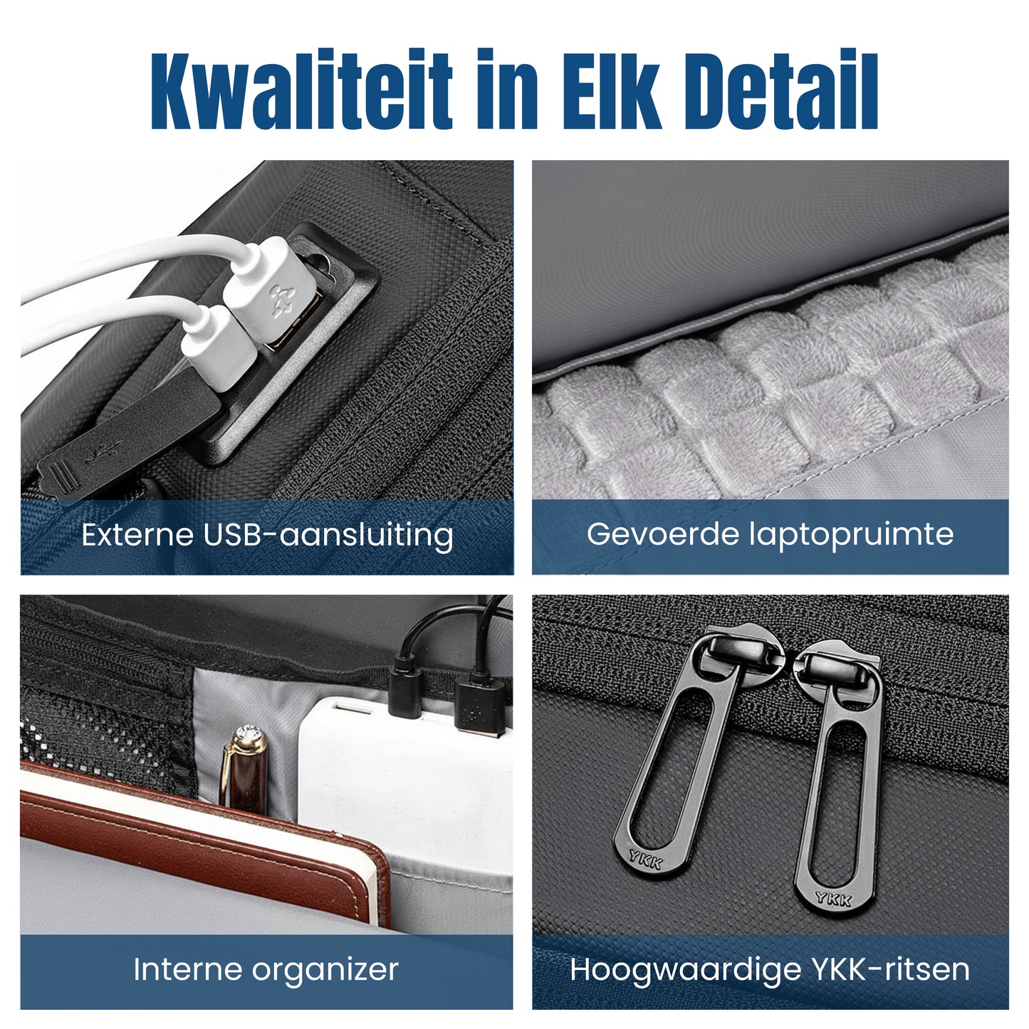 Vacuum Rugzak met Automatisch Pompje – Maximale Ruimte in Handbagageformaat