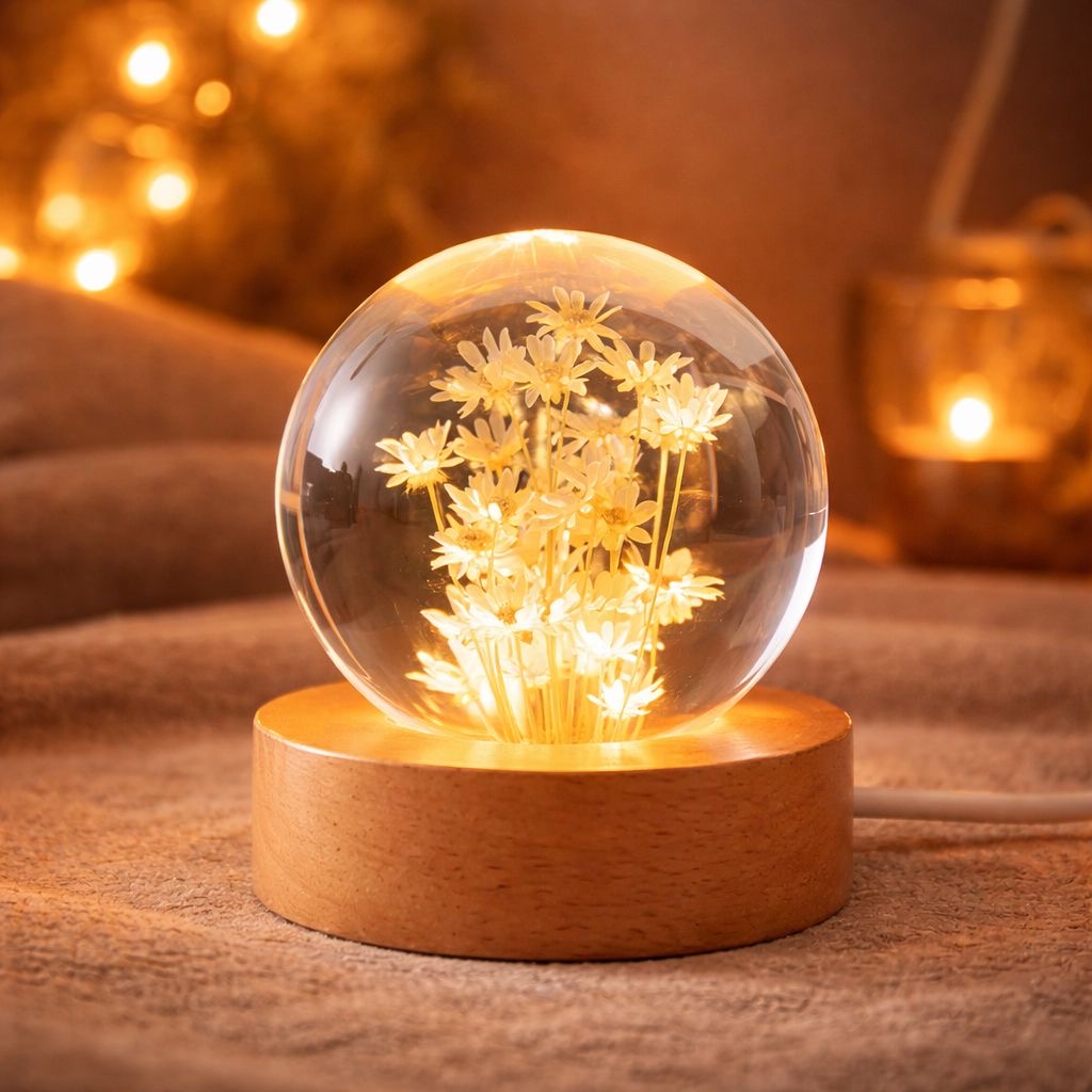 Een Bloem Die Nooit Vergaat – Sfeervolle Bloemen Lamp