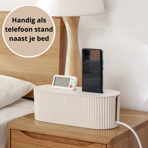 Nooit Meer Rommelige Kabels – Strakke Kabelbox
