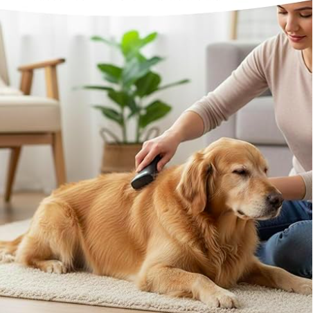 Geen losse haren meer in huis – zonder trekken of stress voor je hond