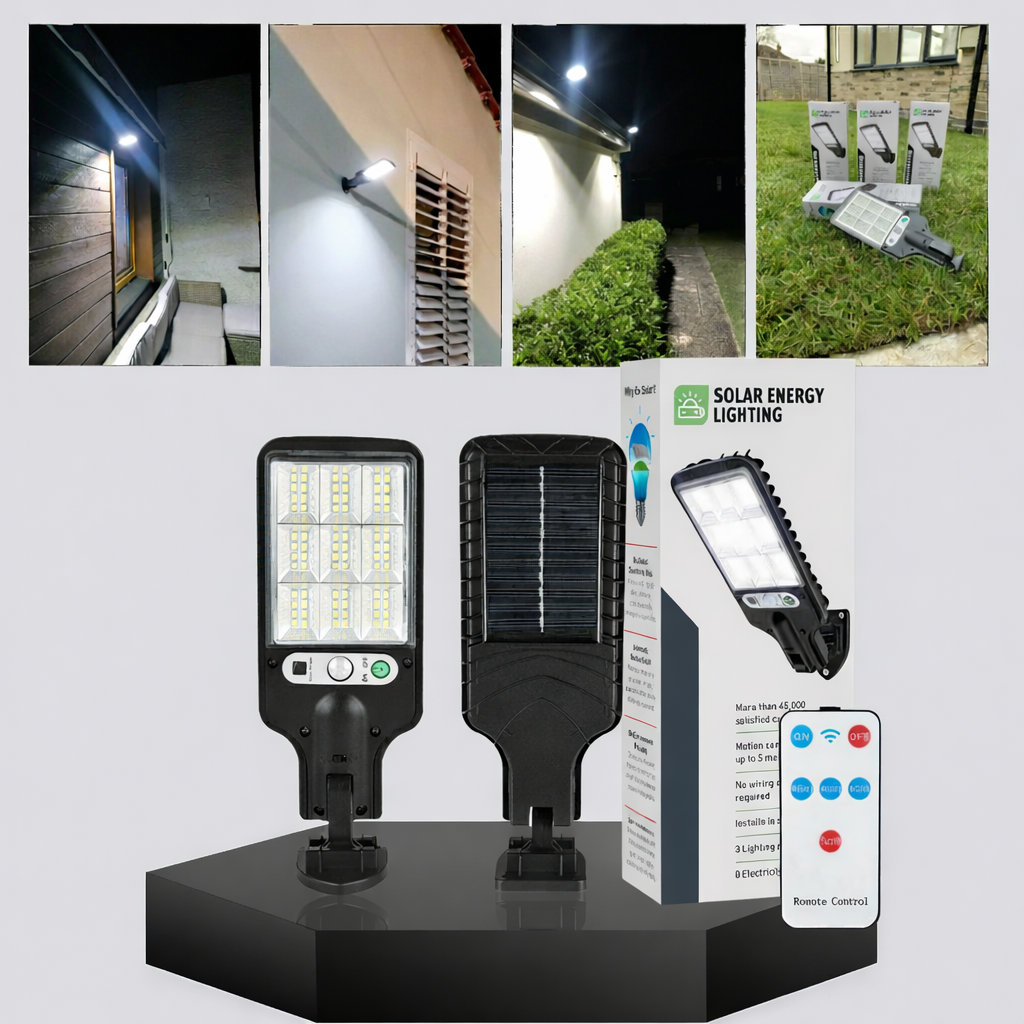 Automatische buitenverlichting zonder kabels, stroomkosten of installateur