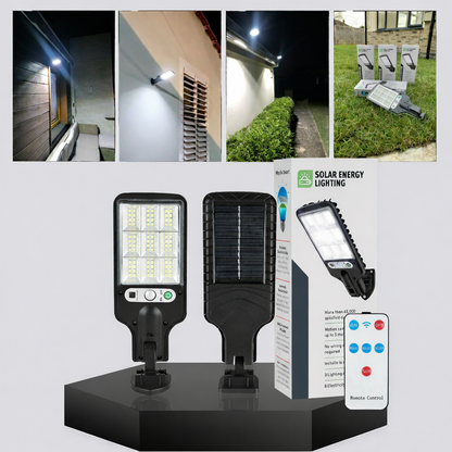 Automatische buitenverlichting zonder kabels, stroomkosten of installateur