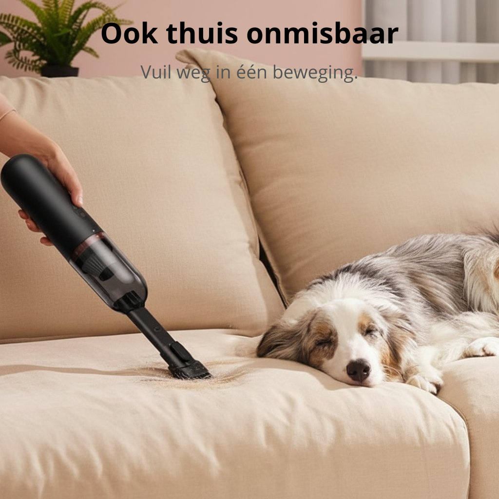 Draadloze Mini Stofzuiger — Schoon in 30 Seconden