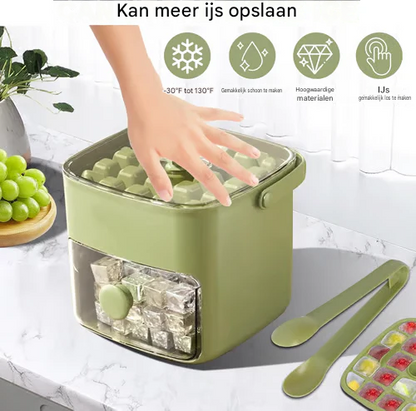 FrostVault™ | Altijd 48 IJsblokjes Klaar, Zonder Geklungel