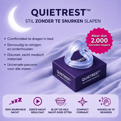 QuietRest™ Anti-Snurk Mondstuk