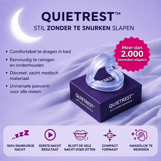 QuietRest™ Anti-Snurk Mondstuk