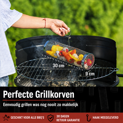 SearMaster™ | Grill Groente Als Een Pro, Zonder Dat Er Iets Doorvalt