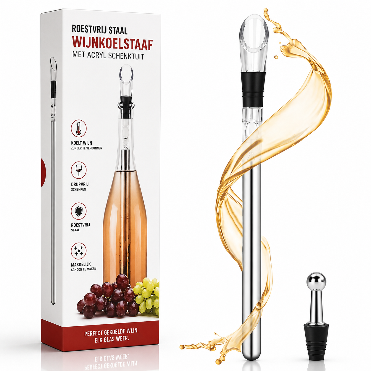 ChillStick™ | Je Laatste Glas Net Zo Koel Als Je Eerste