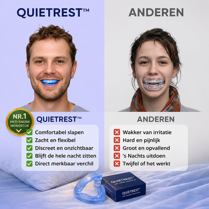 QuietRest™ Anti-Snurk Mondstuk