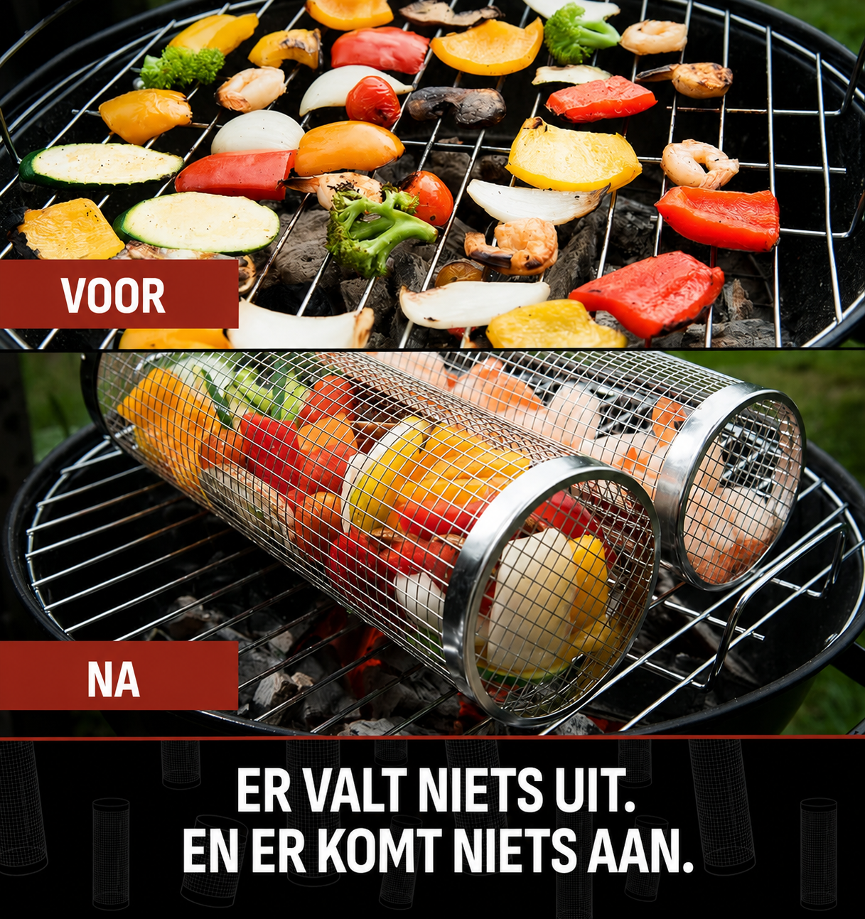 SearMaster™ | Grill Groente Als Een Pro, Zonder Dat Er Iets Doorvalt