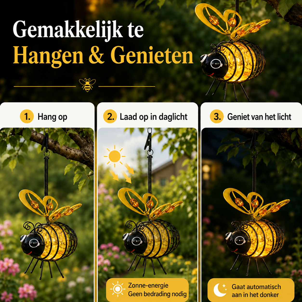 BeeGlow™ | Een Vleugje Magie In Je Tuin, Elke Avond