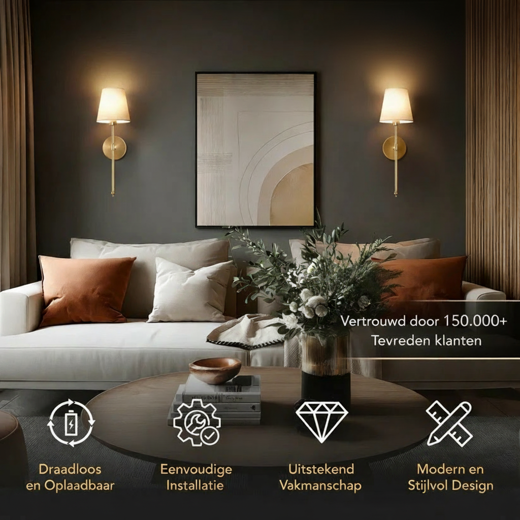 Direct meer sfeer in huis – zonder boren, kabels of gedoe