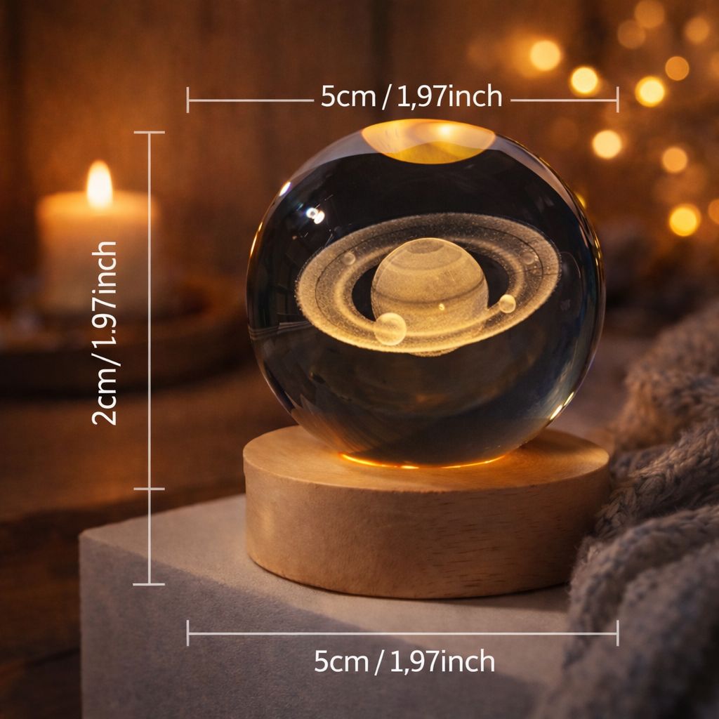 Breng de Sterren in Je Kamer – Sfeervolle Kristallen Lamp