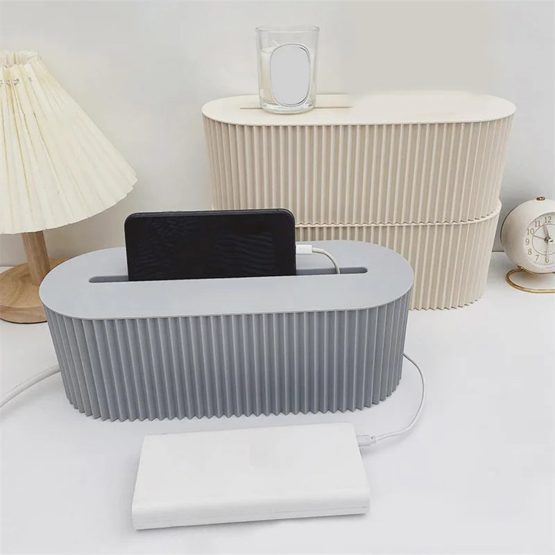 Nooit Meer Rommelige Kabels – Strakke Kabelbox