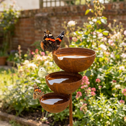 BirdHaven™ Drielaags Vogelbad | Breng je tuin tot leven, elke ochtend weer