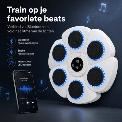 BoxBeat™ | Muziek Boksmachine — trainen dat als een spel voelt
