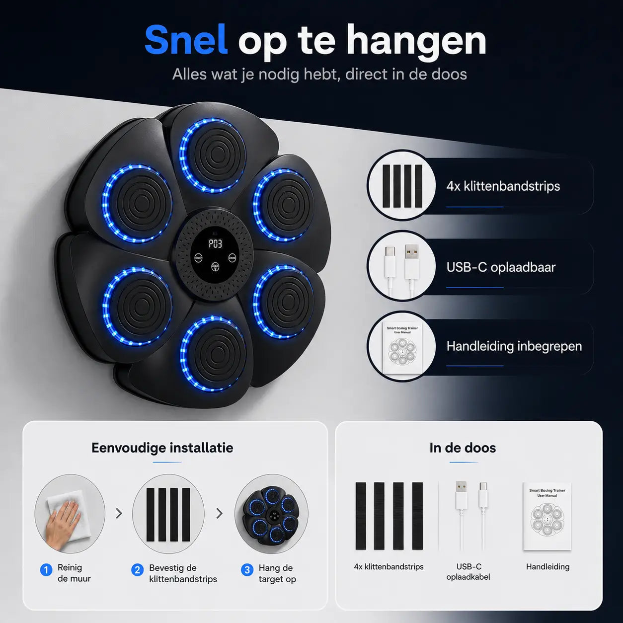 BoxBeat™ | Muziek Boksmachine — trainen dat als een spel voelt