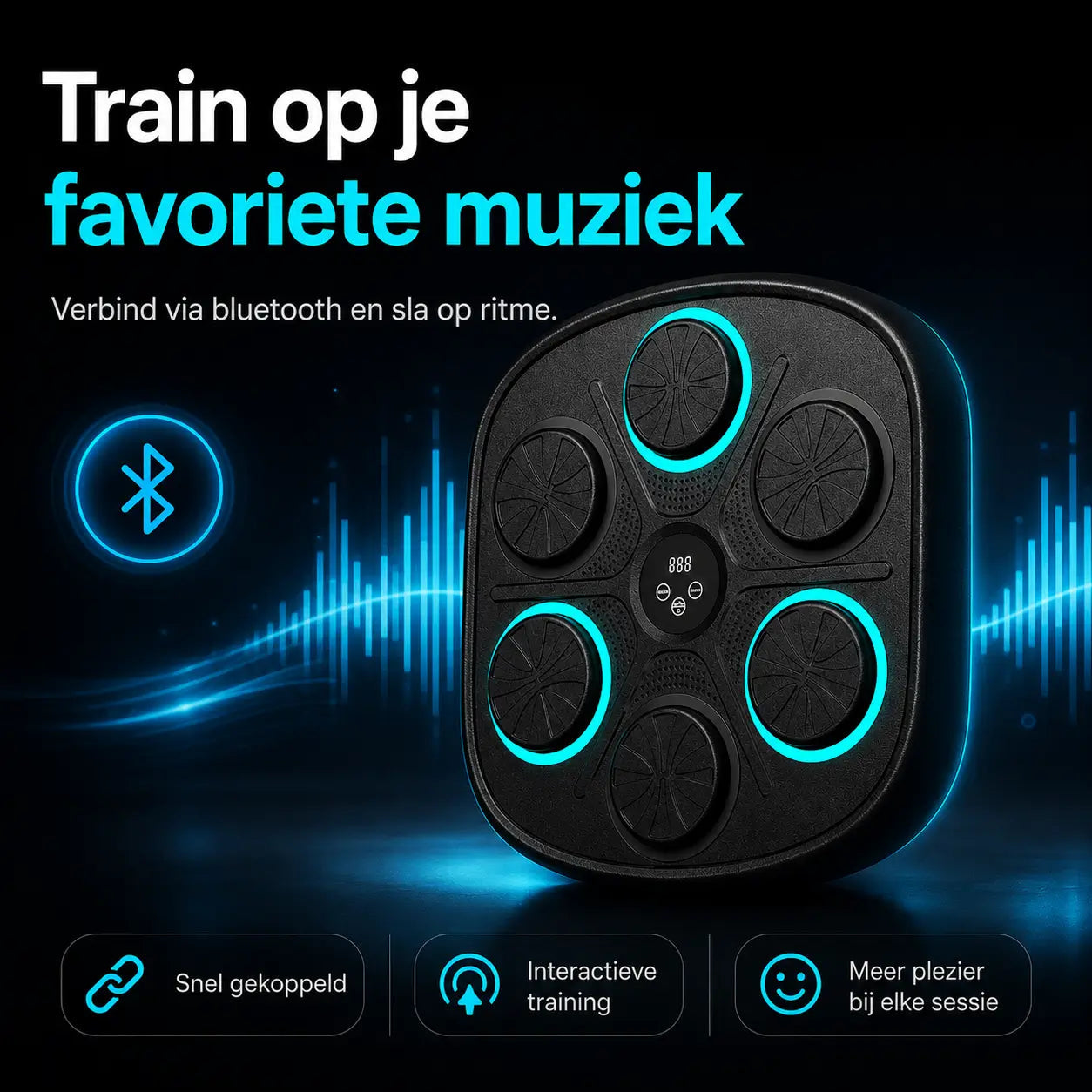 BoxBeat™ | Muziek Boksmachine — trainen dat als een spel voelt
