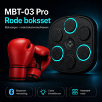 Rode boksset – Pro-apparaat + bokshandschoenen