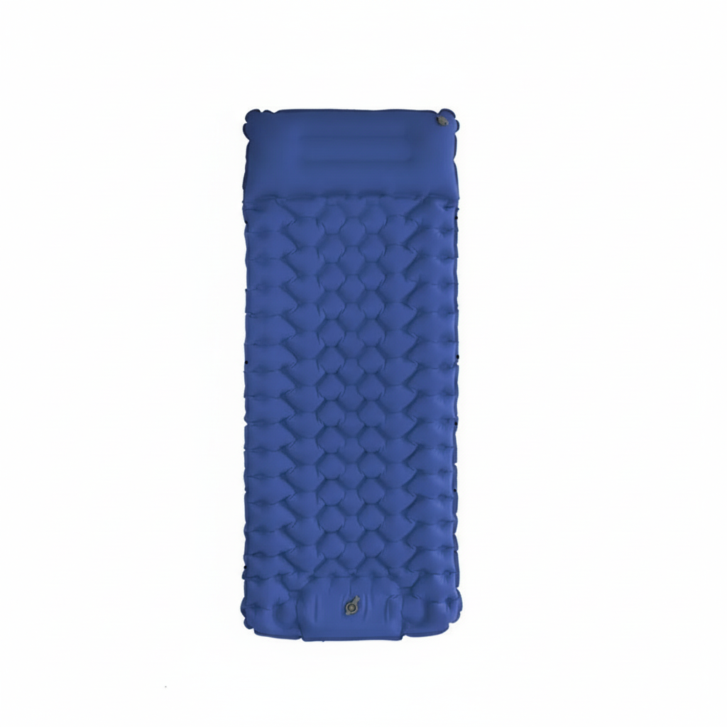 Zelfopblaasbare Slaapmat met ingebouwde Pomp | Compact, Licht & Binnen 30 Sec Klaar