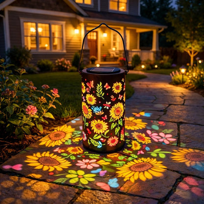 Zonnebloem Solar Tuinlamp – Magische Sfeerverlichting Zonder Kabels