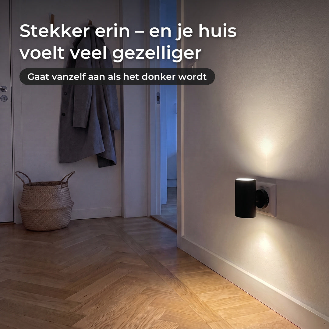 DuskGlow™ LED-Wandlamp met Lichtsensor | Gaat vanzelf aan als het donker wordt