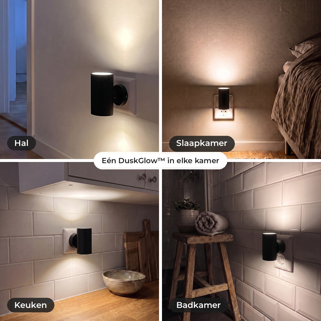 DuskGlow™ LED-Wandlamp met Lichtsensor | Gaat vanzelf aan als het donker wordt