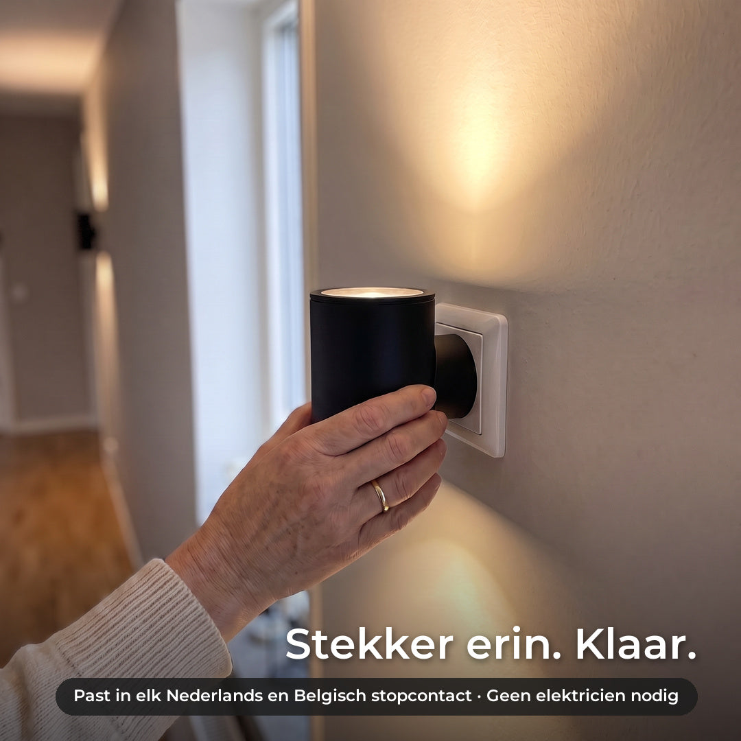 DuskGlow™ LED-Wandlamp met Lichtsensor | Gaat vanzelf aan als het donker wordt