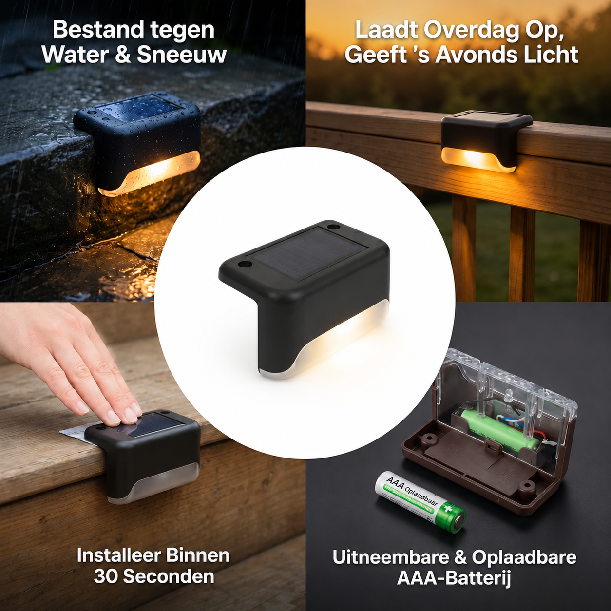LumiStep™ | Verlicht Je Trap En Terras, Zonder Stroom Of Gedoe