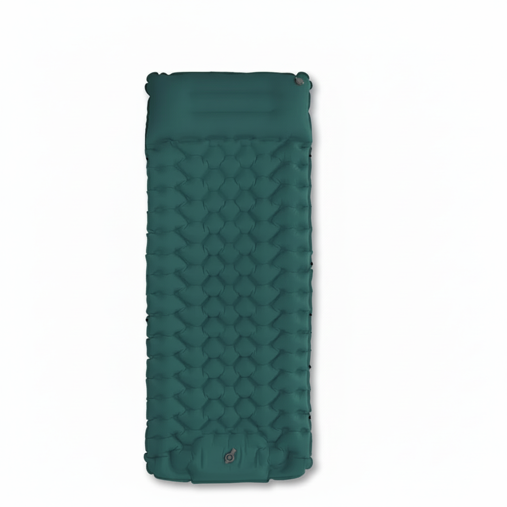 Zelfopblaasbare Slaapmat met ingebouwde Pomp | Compact, Licht & Binnen 30 Sec Klaar