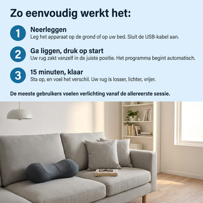 De thuismassage die diep doordringt — 10 minuten per dag, vanuit je bank