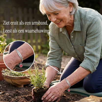 Bloedverdunner Armband | Laat je armband spreken als jij het niet kunt