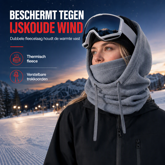 PolarHood™ Thermische Bivakmuts | Nooit meer een ijskoud gezicht