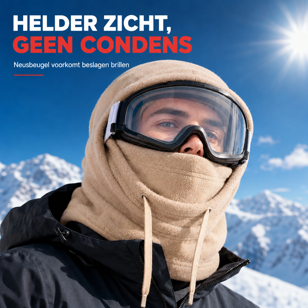 PolarHood™ Thermische Bivakmuts | Nooit meer een ijskoud gezicht