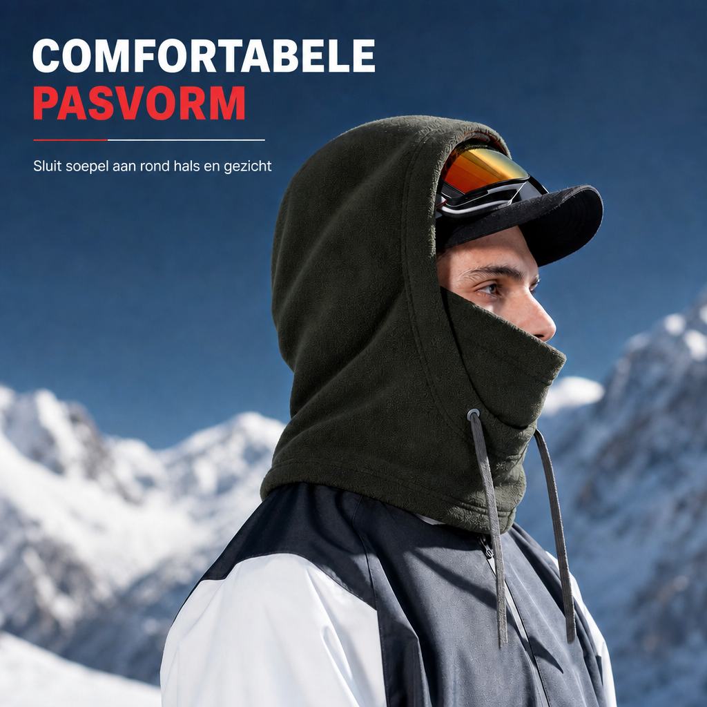 PolarHood™ Thermische Bivakmuts | Nooit meer een ijskoud gezicht